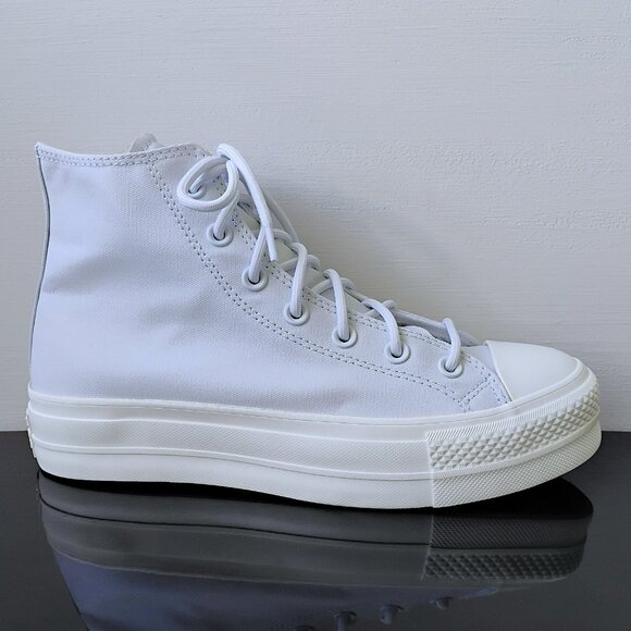 Converse Women Chuck Taylor All Star Lift Lux Workwear in Amazing Moonbathe - Picture 1 of 13
